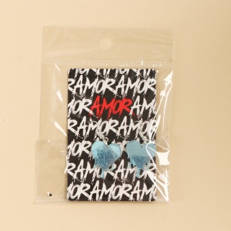 Earrings "Amor" 6 x 9 cm-5