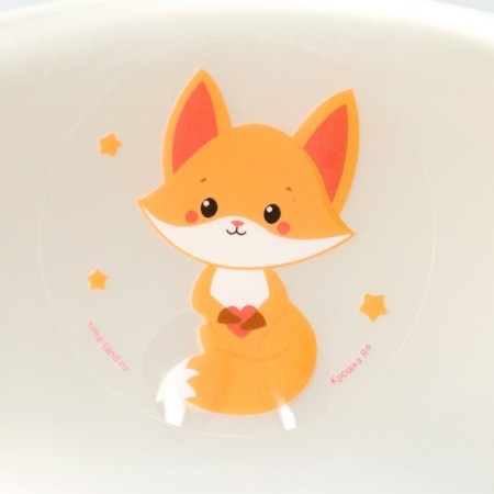 Little lining for the toilet children's "fox", white color, C817 BELL-2