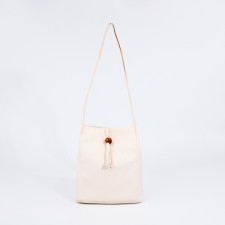 Bag Women's Tout on the valve, white color