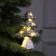 Figure from Mishura "Silver Christmas tree" 17x13 cm, 10 LED, AG10x3 (in compl), T/white