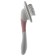 Bulletin Zooone Aesthetics, with a rotary pen, with a drop, small, white-pink