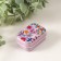 Rectangular Metal Casket "Flowers" MIX 5.8x4.2x2.6 cm