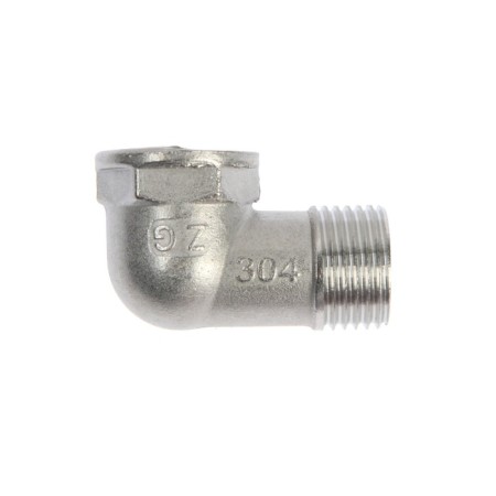 Corner Zein English, 1/2 ", internal/outer thread, stainless steel-1