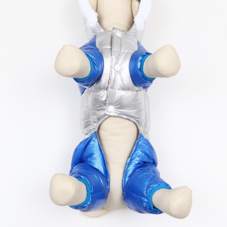 Kombinozon "Blik" with a weight, size 12 (DS 28 cm, OG 38 cm, Osh 27 cm), silver-blue-6