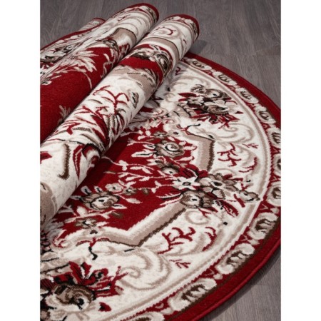 Oval carpet Merinos gavana, size 100x200 cm, color Red-2