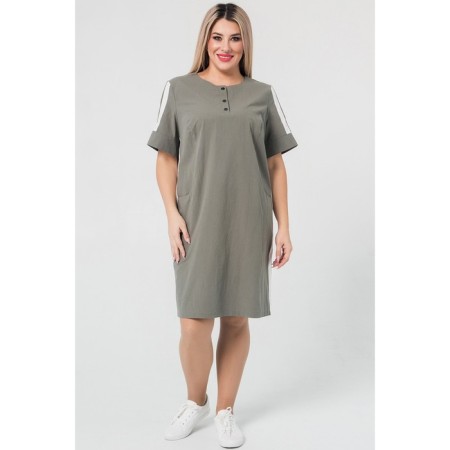 Women's dress, size 64, green color