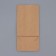 Craft package Pack Pack, two -layer, with a window, a rectangular bottom 12 (9) x 8 x 25 cm