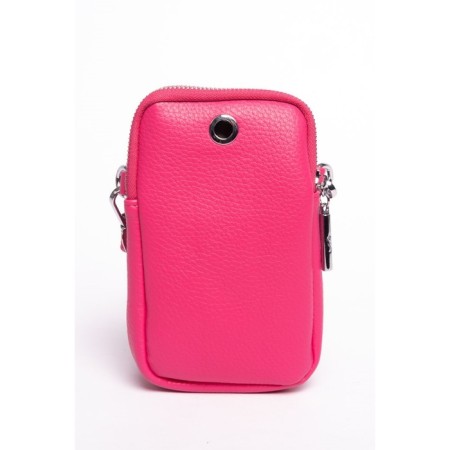 Cross-Body Bag, eco-leather, ludor pink, 11x5x19 cm-2