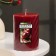 Candle-cylinder aromatic twisted "Cherry", 7.5x10 cm