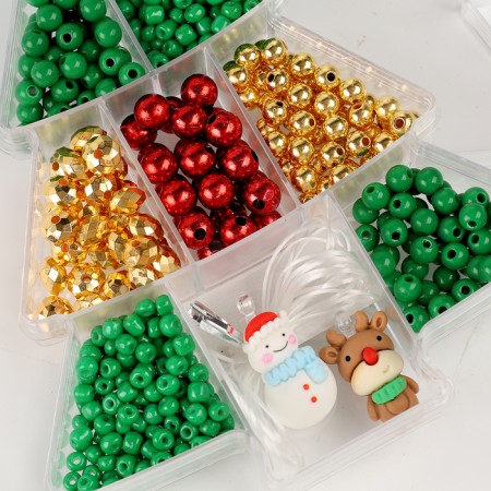 New Year! Set for creativity "New Year's decoration from beads", types of mix-1