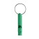 Small metal whistle for dogs, 4.6 x 0.8 cm, green