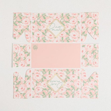 Capcake box, confectionery packaging, 2 cells “only for you”, 16 x 8 x 10 cm-4