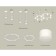 Ambrella Light Acrylic lamp, XR92211002, GX53 LED 12 W, white sand, white matte