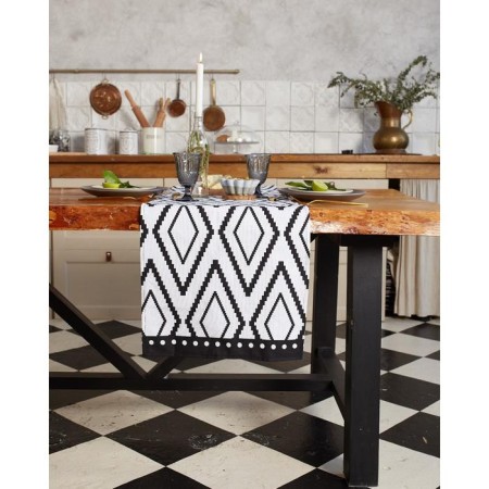 The path to the Ethel table Morocco 40*146 cm, 100% cotton, reps 210 g/m2-5
