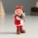 Polystone souvenir "Baby in red glassy vest and hat with horns" MIX 4x4x9.5 cm