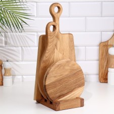 A set of cutting boards from an oak 
