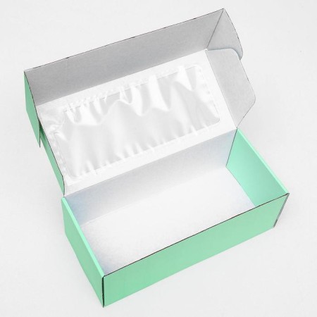Self -charged box, with a window, salad, 16 x 35 x 12 cm-2