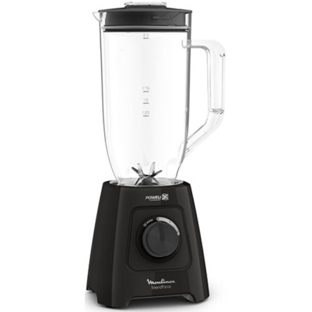 Blander Moulinex LM458810, stationary, 600 W, 2.8 l, 2 speeds, pulse mode, black 1043541