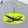 Trick plastic reflective "aircraft" mix 4.9x9.3 cm