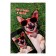 Notepad A6, 40 sheets in a cage on a clip "Pyoso-Selphi", cover coated a cardboard, an offset unit, mix