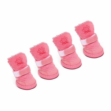 Eleans boots, set 4 pcs, size 5 (sole 6.2 x 5 cm) pink