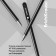 Gel handle Erichkrause G-Soft, with Soft Touch coating, black ink, node 0.38 mm, continuous line length is up to 600 meters