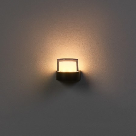 Facade lamp "Grand", FSD-082, 5 W, 3000K, IP65, 220 V, Metal, Black-2