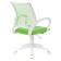 A chair for the operator Brabix Fly MG-396W, white plastic, grid, light green TW-03A/TW-18