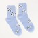 Women's socks "bears", blue color, size 23-25