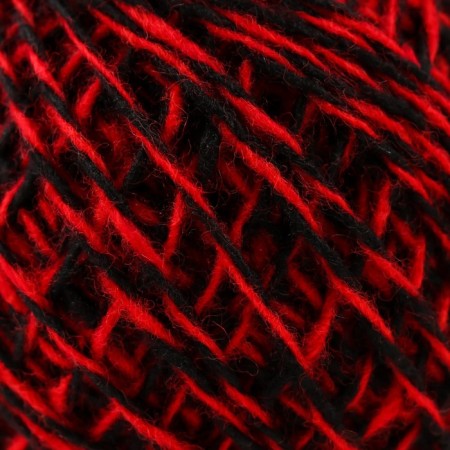 Acryl yarn 100% acrylic, 100m/40 ± 5 g (red-black melange)-2