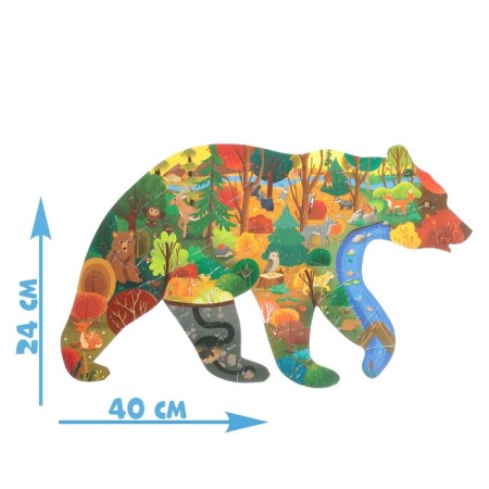 Figure puzzle "The owner of the forest"-1