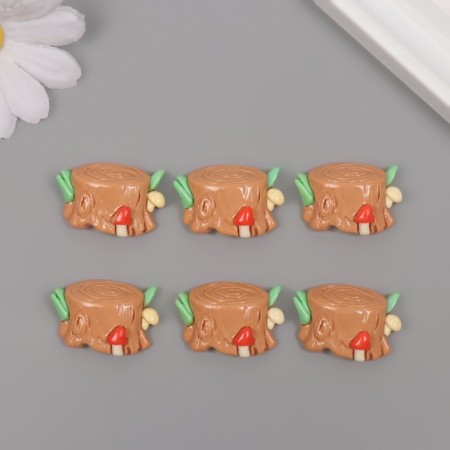 Decor for creativity Plastic "stump" set 6 sh 2.2x2.7x0.8 cm-2