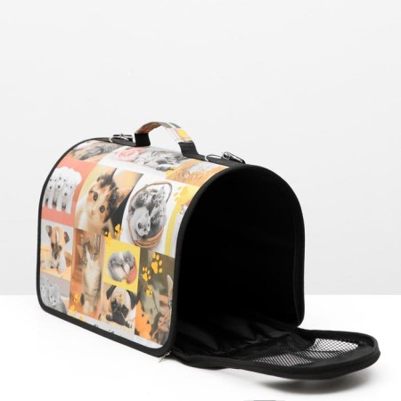 Bag - carrying for animals with print, 40 x 25 x 28 cm mix-4