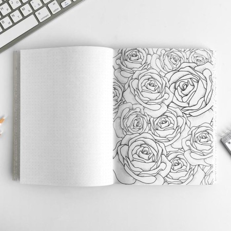 Drummer-mixing book with A5, 80 liters "surround yourself with care"-4
