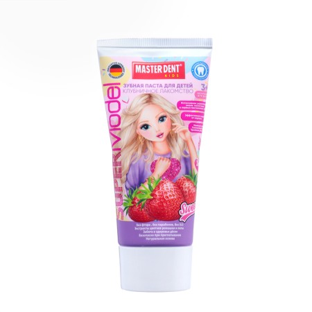 Children's toothpaste Master Dent "Super Model", Strawberries, 50 ml