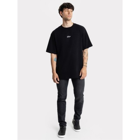 T -shirt male, black color, size 56-1