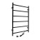 Room of the Electric Tera "Classic", 500x800 mm, carbon steel, black