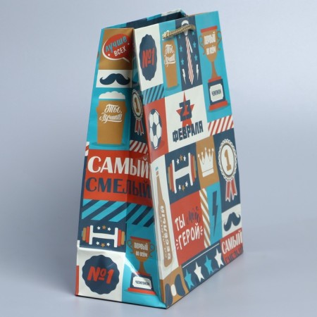 Package Gift Laminated Vertical, Packaging, “Dream Man”, ML 21 x 25 x 8 cm-3