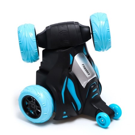 Radio-controlled car-controlled “Tricky”, light, works on the battery, the color is blue-2