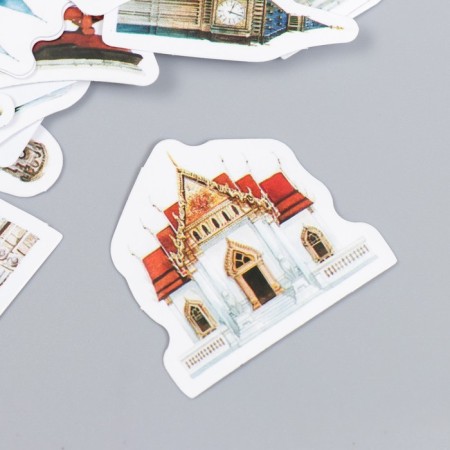 Stickers for creativity "attractions" set of 46 pcs 6.5x4x1.1 cm-1