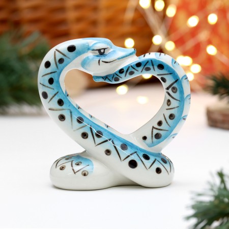 Souvenir "Snake Love", 10 cm, porcelain-3
