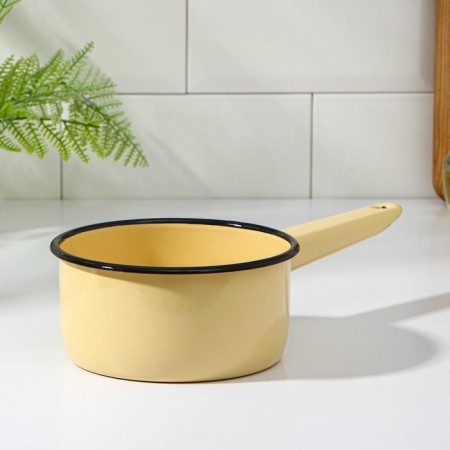 Bucket, 1 l, metal handle, induction, color mix