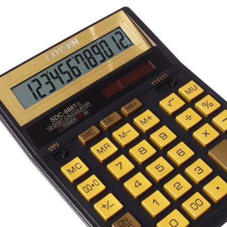 CITIZEN CITIZEN "SDC-888TIIGE", 12-bit, 158 x 203 x 31 mm, double power, black/gold-2