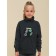 Jumper for girls, height 110 cm, black color