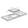 Hon surface MBS PG-604, gas, 4 burners, mechanical repr.-e, silver