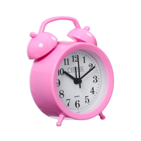 Clock - desktop an alarm clock, discrete move, 12 x 8.5 cm, aa-1