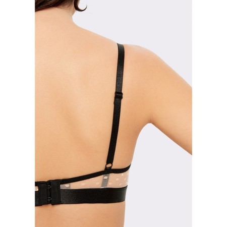 Women's bra -braid, size 70c, beige color-4