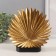 Polystone souvenir "Little Hothey - Prayer. Palm leaf" Gold and black 18x9x18 cm