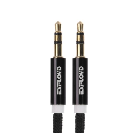 EXPLOYD EX-K-641 Jack 3.5 (M) cable-Jack 3.5 (M), for micro and headphones, 1 m, black-3