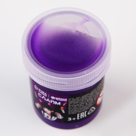 Slime "Girl with pigtails", purple-3